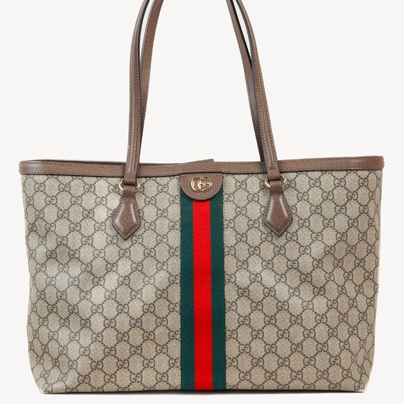 Gucci Ophidia Medium GG Supreme Canvas Tote Bag - Picture 1 of 14